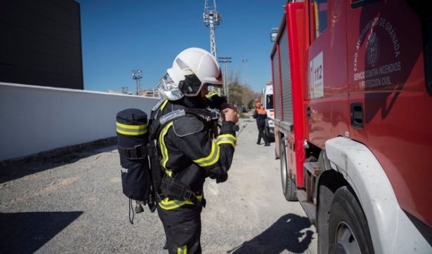 Imagen de archivo de una intervención de Bomberos de Granada (112 ANDALUCÍA/BOMBEROS) 