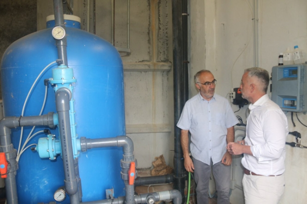 Imagen de la visita a la depuradora de Lugros (DIPGRA) 