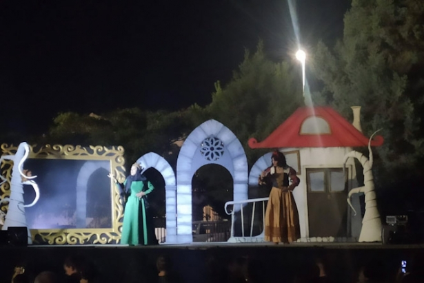 obra de teatro al aire libre celebrada en Huétor Tájar (AYTO. HUÉTOR TÁJAR)