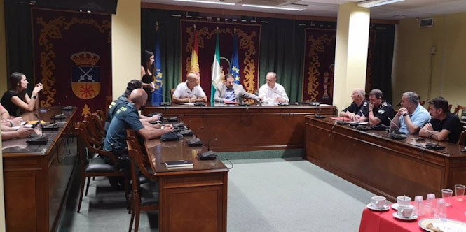 Junta de Seguridad Local en Maracena, en imagen de archivo (PERFIL DEL AYUNTAMIENTO EN LA RED SOCIAL X) Junta de Seguridad Local en Maracena, en imagen de archivo (PERFIL DEL AYUNTAMIENTO EN LA RED SOCIAL X)