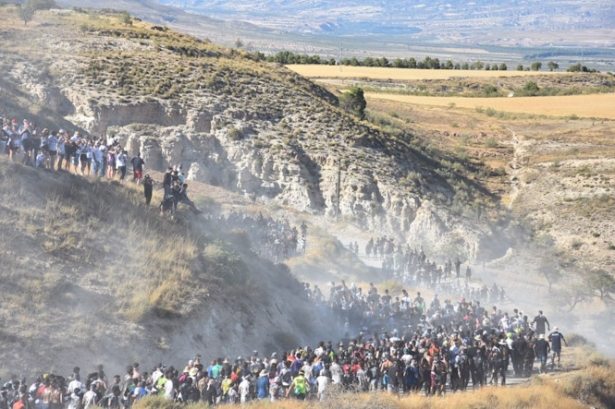 Carrera del Cascamorras en Baza, en imagen de archivo del año pasado (AYUNTAMIENTO)