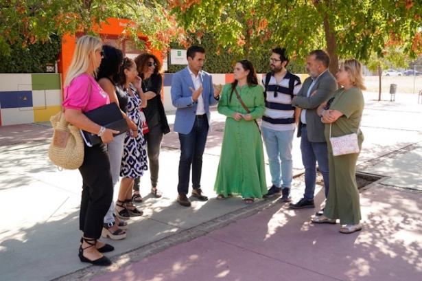 Visita al centro infantil Virgen Inmaculada (PSOE)