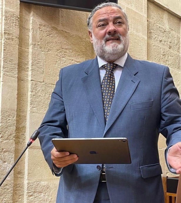 El parlamentario andaluz del PP, Pablo García (PP)