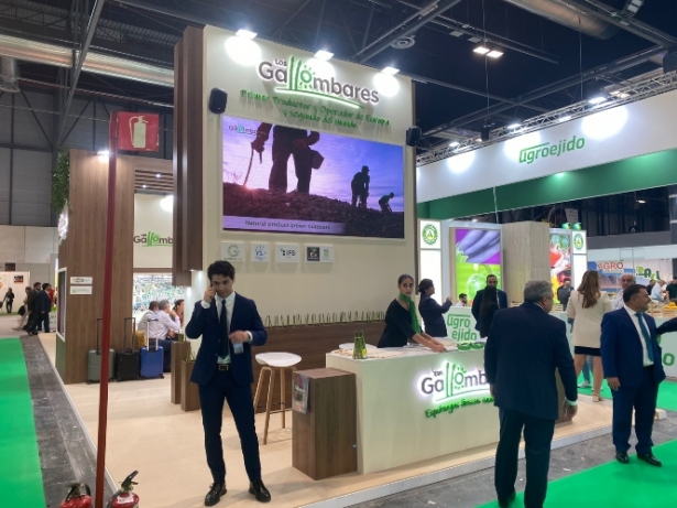 Stand de Los Gallombares en Fruit Atraction (FAECA)