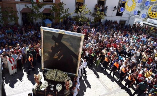 Romería del Cristo del Paño de Moclín, en imagen de archivo (AYUNTAMIENTO DE MOCLÍN/ARCHIVO)