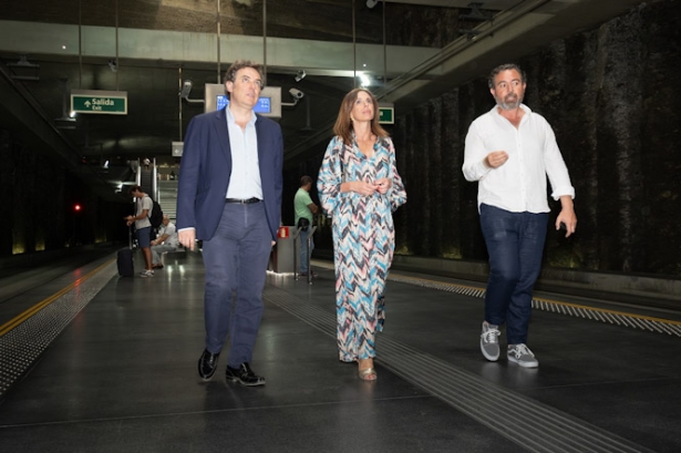 Imagen de la visita a la estación de Alcázar del Genil (JUNTA)