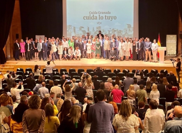 Presentación de candidatos de Vox a las municipales el pasado mayo, en imagen de archivo (VOX) 