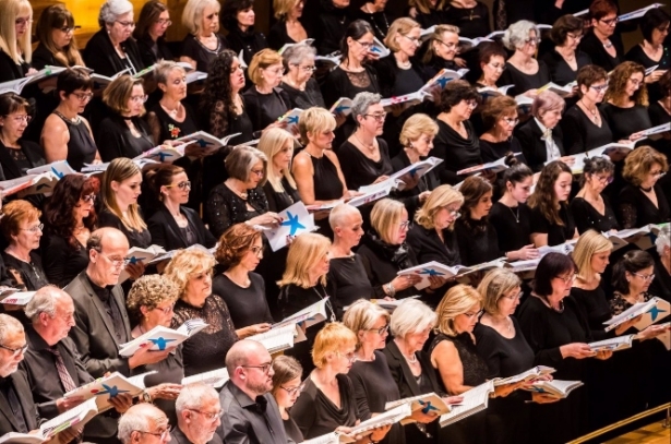 Uno de los conciertos de El Mesías participativo organizados por la Fundación `la Caixa`. Archivo (GARCÍA, Máximo) 