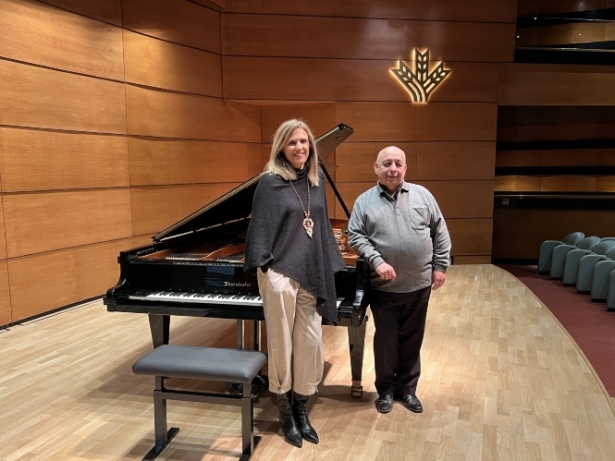 Poli Servián y Juan José Cañovano en el Auditorio (CAJA RURAL)