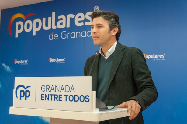 El secretario general del Partido Popular de Granada, Jorge Saavedra (PP)