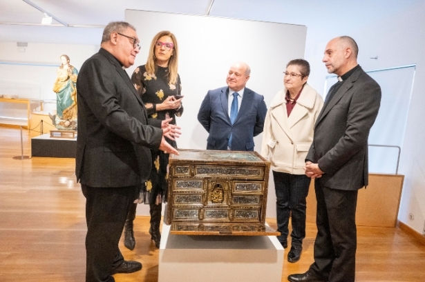 Inauguración de la exposición en la Sala Zaida.(CAJA RURAL)