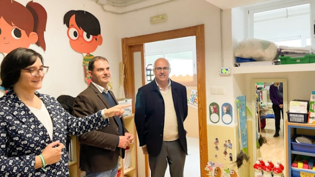 Imagen de la visita al CEIP Andrés Manjón (JUNTA)