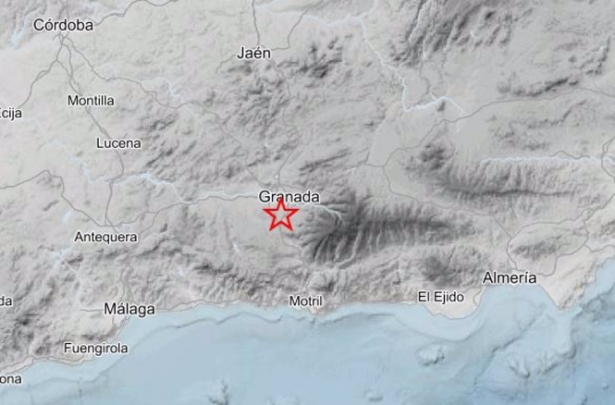 Registrado un terremoto de 2 grados de magnitud con epicentro en Alhendín (INSTITUTO GEOGRÁFICO NACIONAL)