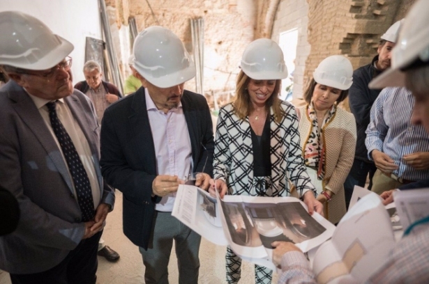 Visita a las obras de rehabilitación de la iglesia de San Andrés, en imagen de archivo (JUNTA DE ANDALUCÍA)
