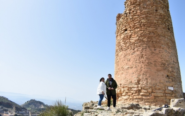 Ingrid Pérez y Juan José Martínez en el el Torreón Nazarí (AYTO. ALBOLOTE)