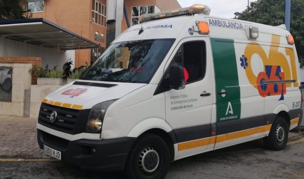 Una ambulancia del 061. (EMERGENCIAS 112)