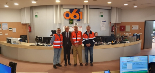 Visita al centro coordinador del 061 (JUNTA)