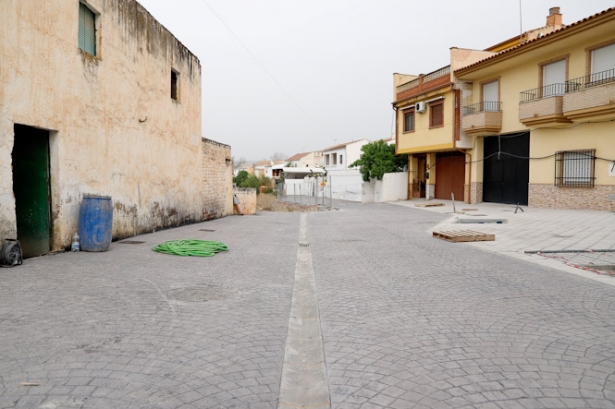 obras de la calle Miguel Hernández de Huétor Tájar (AYTO. HUÉTOR TÁJAR)