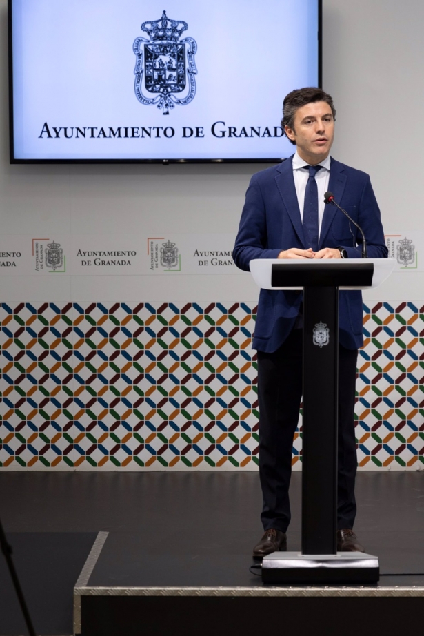 El portavoz del equipo de gobierno en el Ayuntamiento de Granada, Jorge Saavedra, en imagen de archivo (AYUNTAMIENTO DE GRANADA)