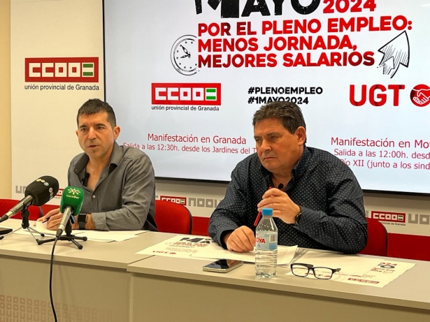 Presentación de la manifestación del 1 de mayo (CCOO)