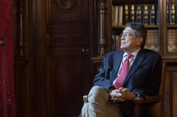 El escritor y antiguo vicepresidente de Nicaragua, Sergio Ramírez, en imagen de archivo en una entrevista celebrada en Casa de América, en Madrid (ALBERTO ORTEGA - EUROPA PRESS)