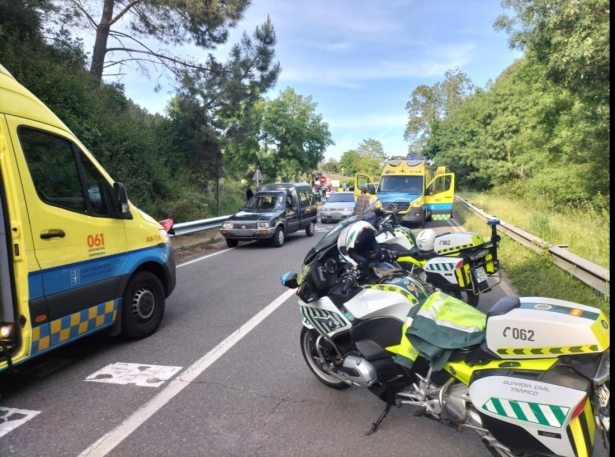 Imagen de archivo de un accidente de tráfico (GUARDIA CIVIL)