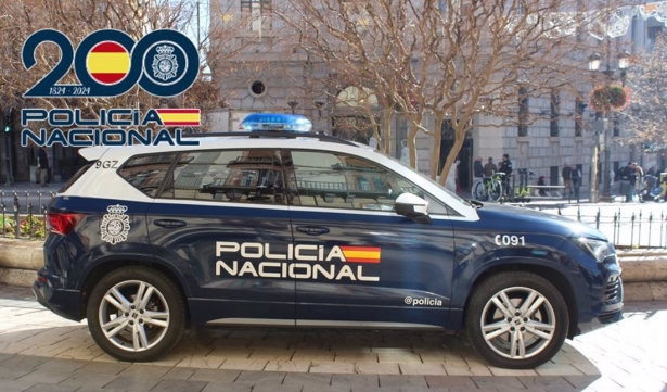 Vehículo de la Policía Nacional. (POLICÍA NACIONAL)