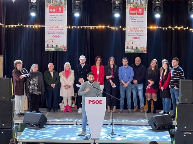 El alcalde de Láchar, Pedro Sánchez, en un acto del PSOE en el municipio, en imagen de archivo (PSOE)