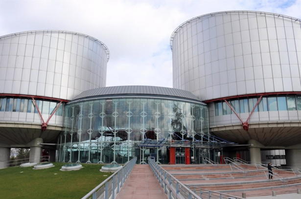 Imagen de archivo de la fachada del Tribunal Europeo de Derechos Humanos en Estrasburgo (VIOLETTA KUHN/DPA)
