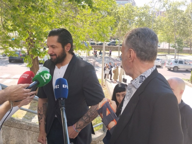 Rafael Amargo, en la Audiencia de Madrid (EUROPA PRESS) 