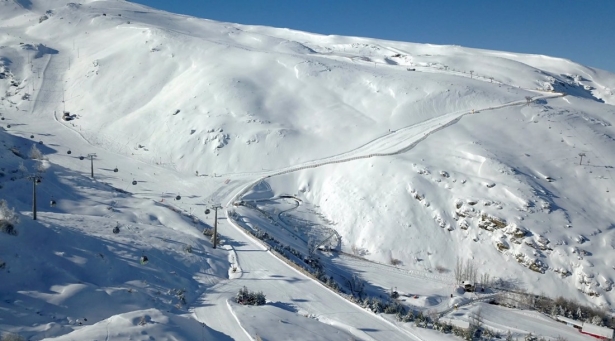 Pista Loma Dílar en su conexión con El Río, en imagen de archivo (CETURSA SIERRA NEVADA)