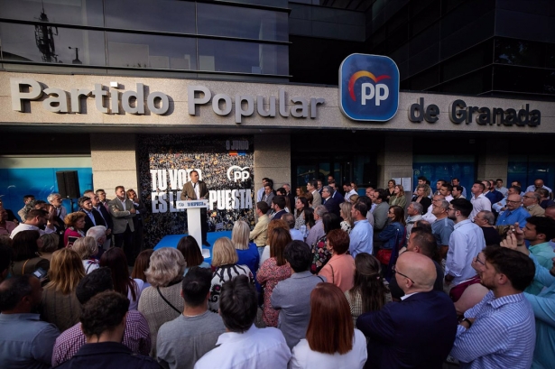 Inicio de campaña del 9J del PP granadino. (FERMIN RODRIGUEZ)