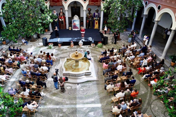 Pregón del Corpus 2024, en el inicio de las fiestas hace una semana, en el Patio del Ayuntamiento de Granada (AYUNTAMIENTO)