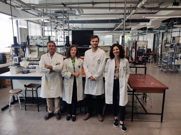 Equipo de investigación del Departamento de Ingeniería Química de la Universidad de Granada que ha trabajado sobre el método conocido como pirólisis (JUNTA)