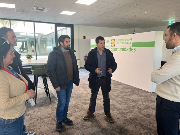 Visita de CCOO a una empresa de la zona de Escúzar, en imagen de archivo (CCOO)