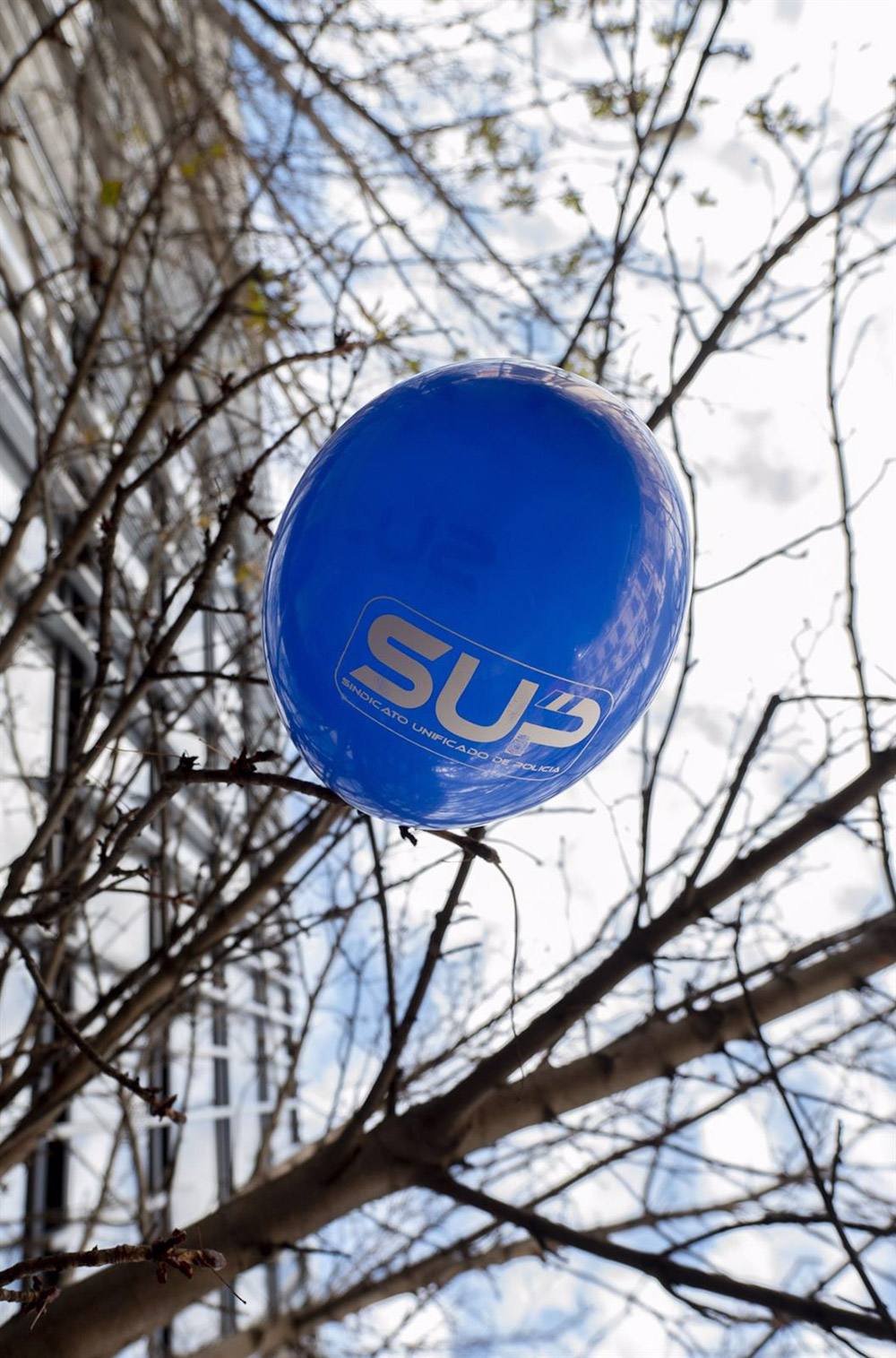 Globo del Sindicato Unificado de Policía (SUP) durante una concentración (ALBERTO ORTEGA - EUROPA PRESS) Globo del Sindicato Unificado de Policía (SUP) durante una concentración (ALBERTO ORTEGA - EUROPA PRESS)