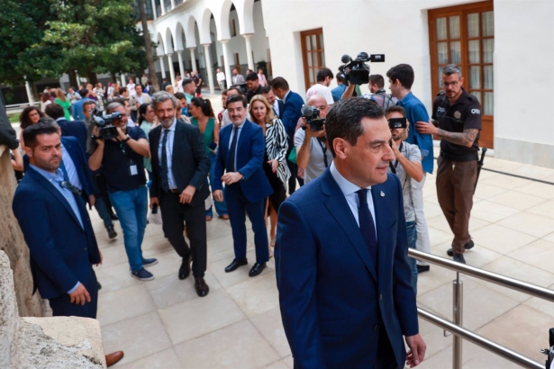 El presidente de la Junta, Juanma Moreno (ROCÍO RUZ /EUROPA PRESS)