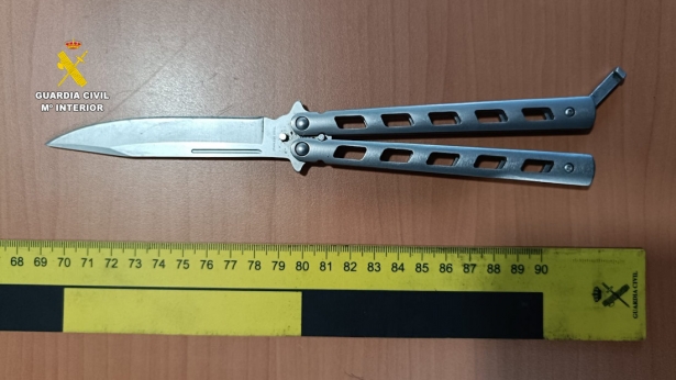 Arma utilizada (GUARDIA CIVIL)