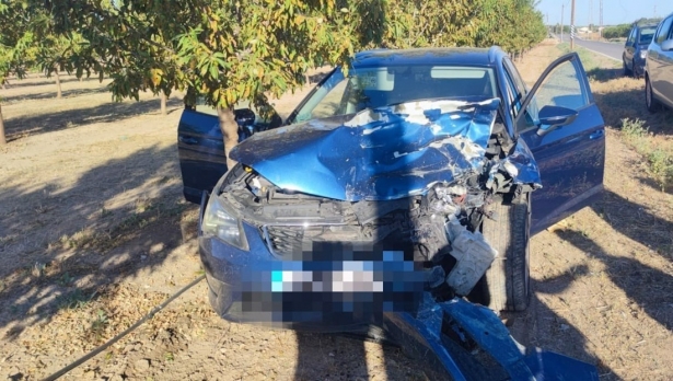 Uno de los vehículos afectados (POLICÍA LOCAL DE ÍLLORA)