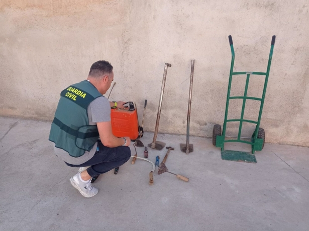Objetos incautados por la Guardia Civil (GUARDIA CIVIL)