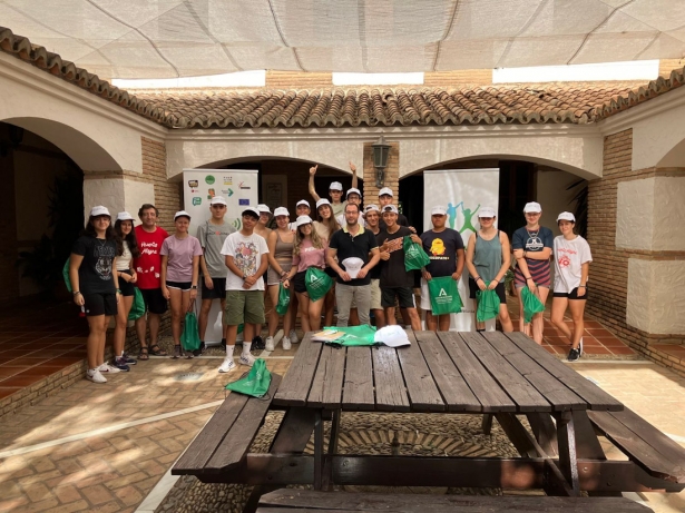 Participantes en el campamento de voluntariado (JUNTA)