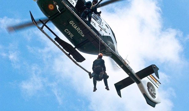 Helicóptero de la Guardia Civil (SEREIM-REMITIDA POR EL 112)