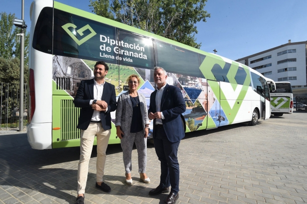 Presentación de la nueva imagen de los autobuses (DIPGRA)