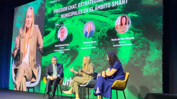 Marifran Carazo en el foro GreenCiites, Urban inteligence and sustainability (AYTO. GRANADA)