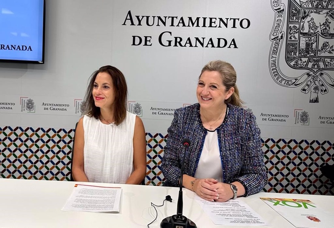 as ediles Mónica Rodríguez Gallego y Beatriz Sánchez Agustino, de Vox en Granada, en imagen de archivo (VOX) as ediles Mónica Rodríguez Gallego y Beatriz Sánchez Agustino, de Vox en Granada, en imagen de archivo (VOX)