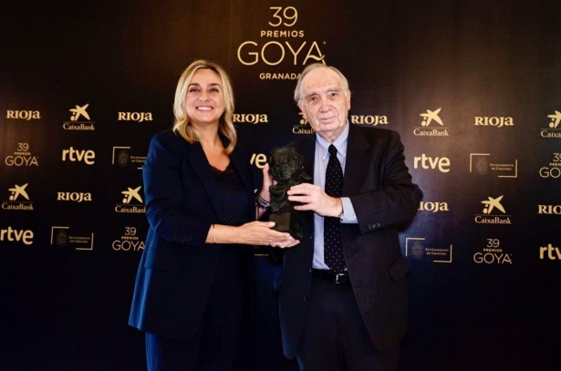 La alcaldesa de Granada, Marifrán Carazo, y el presidente de la Academia de Cine, Fernando Méndez-Leite, en imagen de archivo (AYUNTAMIENTO)