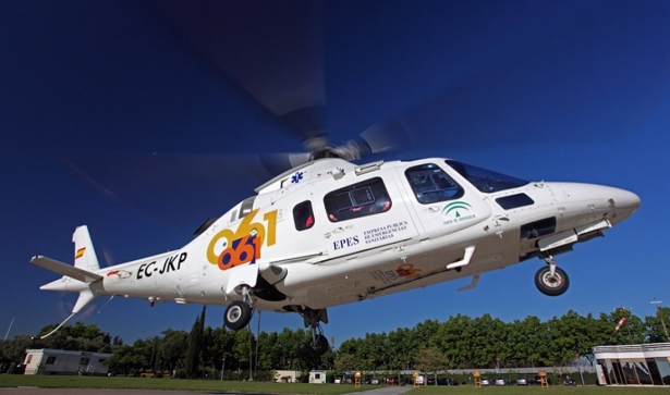 Helicóptero del 061. Archivo. (112)