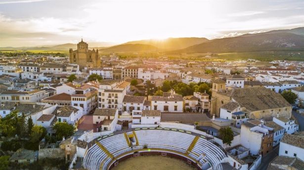 Vista aérea de Huéscar, en imagen de archivo (AYUNTAMIENTO)