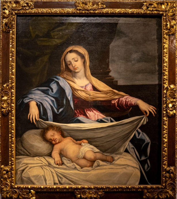 Una de las obras de la exposición (ARZOBISPADO)