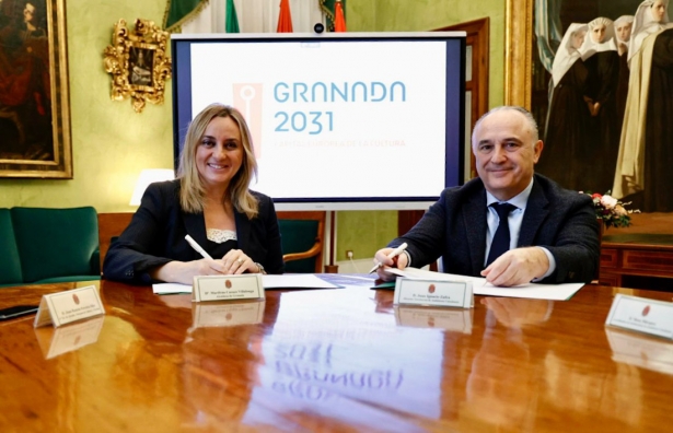 Firma del convenio (AYTO. GRANADA)